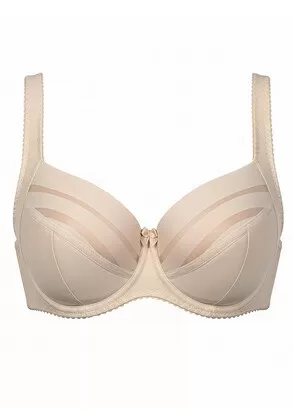 153440 Бюстгальтер з напівущільненою чашкою на кісточках Nana Сріблястий півонія
