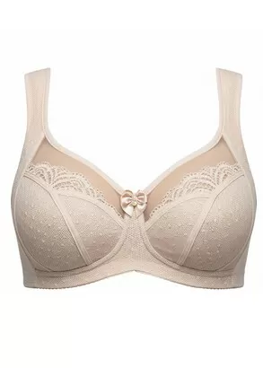 195-187 Бюстгальтер без каркасів з бічною підтримкою Orhideja Бежевий